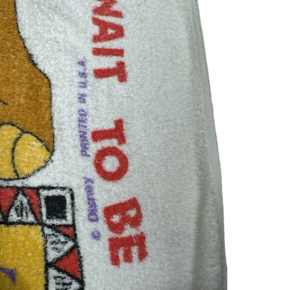 Vintage 90’s Disney Lion King Beach Bath Towel Simba Just Can't Wait - Picture 2 of 5